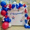 Red White Blue Balloons, 60PCS Red Blue Confetti Balloons, 12Inch Red White and Blue Latex Balloon for Helium Birthday Party Balloons for Jubilee Decorations Anniversaries and Celebrations Decorations